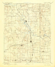 Mound City Kansas Historical topographic map, 1:125000 scale, 30 X 30 Minute, Year 1893