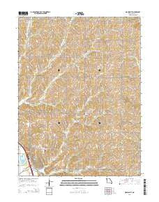 Mound City Missouri Current topographic map, 1:24000 scale, 7.5 X 7.5 Minute, Year 2014