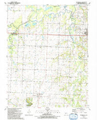 Moundville Missouri Historical topographic map, 1:24000 scale, 7.5 X 7.5 Minute, Year 1991