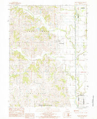 Mount Moriah Missouri Historical topographic map, 1:24000 scale, 7.5 X 7.5 Minute, Year 1984