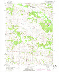 Mount Sterling Iowa Historical topographic map, 1:24000 scale, 7.5 X 7.5 Minute, Year 1968