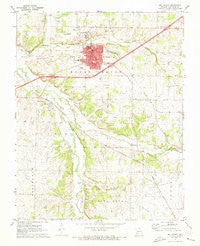 Mount Vernon Missouri Historical topographic map, 1:24000 scale, 7.5 X 7.5 Minute, Year 1971