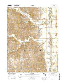Mount Moriah Missouri Current topographic map, 1:24000 scale, 7.5 X 7.5 Minute, Year 2015
