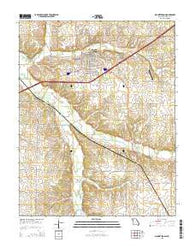 Mount Vernon Missouri Current topographic map, 1:24000 scale, 7.5 X 7.5 Minute, Year 2015
