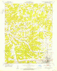 Mountain Grove North Missouri Historical topographic map, 1:24000 scale, 7.5 X 7.5 Minute, Year 1951