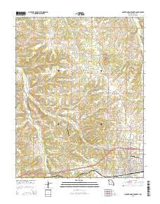 Mountain Grove North Missouri Current topographic map, 1:24000 scale, 7.5 X 7.5 Minute, Year 2015