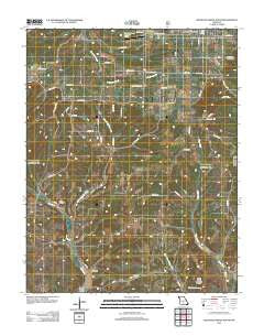 Mountain Grove South Missouri Historical topographic map, 1:24000 scale, 7.5 X 7.5 Minute, Year 2012