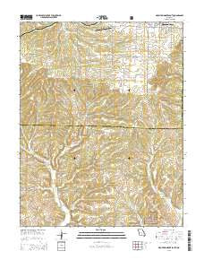 Mountain Grove South Missouri Current topographic map, 1:24000 scale, 7.5 X 7.5 Minute, Year 2015