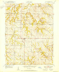 Nashua Missouri Historical topographic map, 1:24000 scale, 7.5 X 7.5 Minute, Year 1950