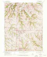 Nashua Missouri Historical topographic map, 1:24000 scale, 7.5 X 7.5 Minute, Year 1961