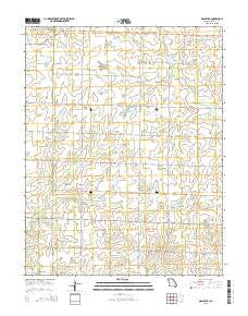 Nashville Missouri Current topographic map, 1:24000 scale, 7.5 X 7.5 Minute, Year 2015