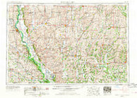 Nebraska City Nebraska Historical topographic map, 1:250000 scale, 1 X 2 Degree, Year 1955