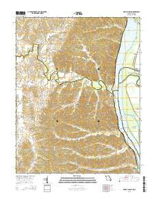 Neelys Landing Missouri Current topographic map, 1:24000 scale, 7.5 X 7.5 Minute, Year 2015