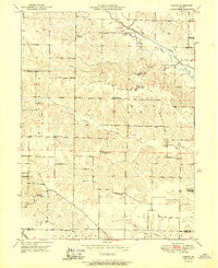 Neeper Missouri Historical topographic map, 1:24000 scale, 7.5 X 7.5 Minute, Year 1951