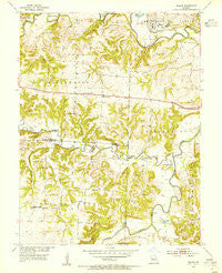 Nelson Missouri Historical topographic map, 1:24000 scale, 7.5 X 7.5 Minute, Year 1953