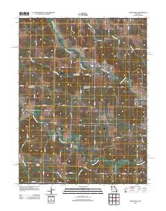 Nelsonville Missouri Historical topographic map, 1:24000 scale, 7.5 X 7.5 Minute, Year 2012