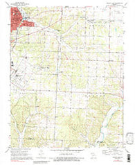 Neosho East Missouri Historical topographic map, 1:24000 scale, 7.5 X 7.5 Minute, Year 1972