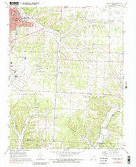 Neosho East Missouri Historical topographic map, 1:24000 scale, 7.5 X 7.5 Minute, Year 1972
