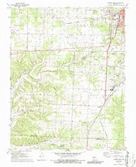 Neosho West Missouri Historical topographic map, 1:24000 scale, 7.5 X 7.5 Minute, Year 1972