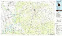 Neosho Missouri Historical topographic map, 1:100000 scale, 30 X 60 Minute, Year 1986