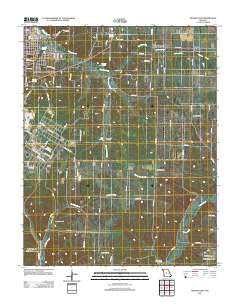 Neosho East Missouri Historical topographic map, 1:24000 scale, 7.5 X 7.5 Minute, Year 2012