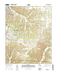 Neosho East Missouri Current topographic map, 1:24000 scale, 7.5 X 7.5 Minute, Year 2015
