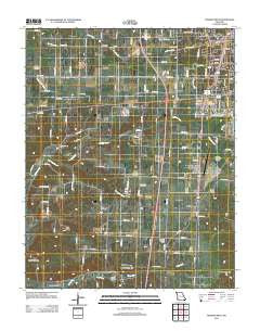 Neosho West Missouri Historical topographic map, 1:24000 scale, 7.5 X 7.5 Minute, Year 2012