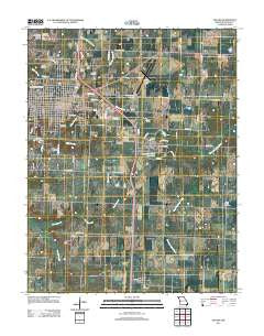 Nevada Missouri Historical topographic map, 1:24000 scale, 7.5 X 7.5 Minute, Year 2011