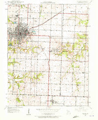 Nevada Missouri Historical topographic map, 1:24000 scale, 7.5 X 7.5 Minute, Year 1933