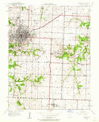 Nevada Missouri Historical topographic map, 1:24000 scale, 7.5 X 7.5 Minute, Year 1933