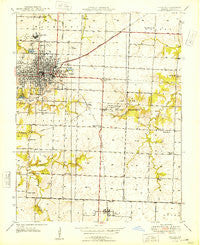 Nevada Missouri Historical topographic map, 1:24000 scale, 7.5 X 7.5 Minute, Year 1948