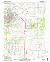 Nevada Missouri Historical topographic map, 1:24000 scale, 7.5 X 7.5 Minute, Year 1991