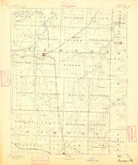 Nevada Missouri Historical topographic map, 1:125000 scale, 30 X 30 Minute, Year 1894