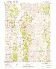 New Boston Missouri Historical topographic map, 1:24000 scale, 7.5 X 7.5 Minute, Year 1951