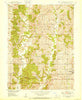 New Cambria West Missouri Historical topographic map, 1:24000 scale, 7.5 X 7.5 Minute, Year 1950