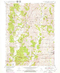 New Cambria West Missouri Historical topographic map, 1:24000 scale, 7.5 X 7.5 Minute, Year 1950