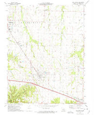 New Florence Missouri Historical topographic map, 1:24000 scale, 7.5 X 7.5 Minute, Year 1973