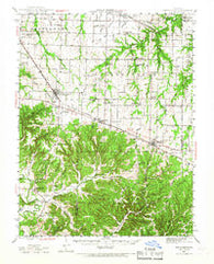 New Florence Missouri Historical topographic map, 1:62500 scale, 15 X 15 Minute, Year 1942