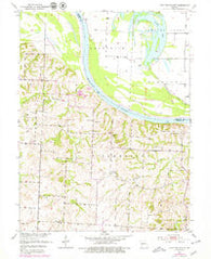 New Frankfort Missouri Historical topographic map, 1:24000 scale, 7.5 X 7.5 Minute, Year 1951