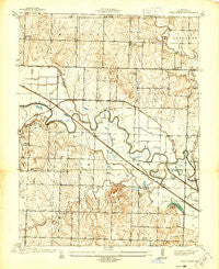 New Home Missouri Historical topographic map, 1:24000 scale, 7.5 X 7.5 Minute, Year 1937
