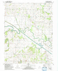 New Home Missouri Historical topographic map, 1:24000 scale, 7.5 X 7.5 Minute, Year 1991