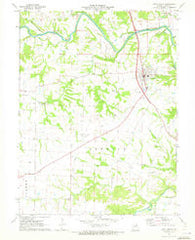 New London Missouri Historical topographic map, 1:24000 scale, 7.5 X 7.5 Minute, Year 1971