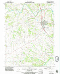 New London Missouri Historical topographic map, 1:24000 scale, 7.5 X 7.5 Minute, Year 1991