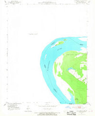 New Madrid SE Missouri Historical topographic map, 1:24000 scale, 7.5 X 7.5 Minute, Year 1951