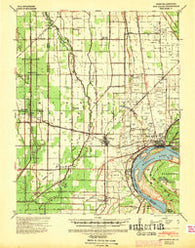 New Madrid Missouri Historical topographic map, 1:62500 scale, 15 X 15 Minute, Year 1939