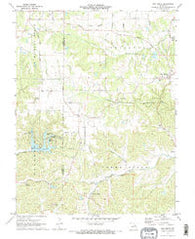 New Melle Missouri Historical topographic map, 1:24000 scale, 7.5 X 7.5 Minute, Year 1972