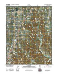 New Bloomfield Missouri Historical topographic map, 1:24000 scale, 7.5 X 7.5 Minute, Year 2012