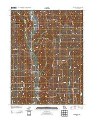 New Boston Missouri Historical topographic map, 1:24000 scale, 7.5 X 7.5 Minute, Year 2012