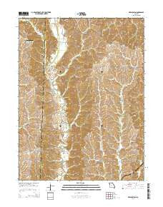 New Boston Missouri Current topographic map, 1:24000 scale, 7.5 X 7.5 Minute, Year 2014