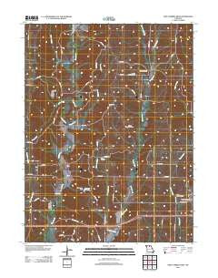 New Cambria West Missouri Historical topographic map, 1:24000 scale, 7.5 X 7.5 Minute, Year 2012